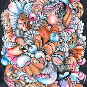 Spring Doodle Course - six sessions - Tuesday 21st April - Tuesday 26th April - 7.00 - 8.30