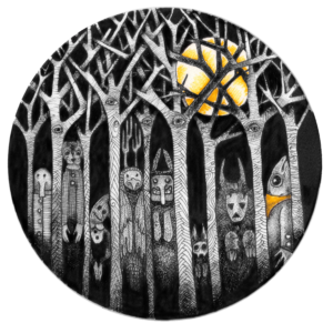 The Forest Edge, a print from around the Wild, Wide Woods