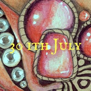 Thursday 30 July evening Doodle class - Midnight and pearls