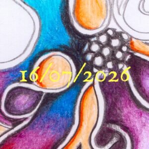 Thursday 15th July evening Doodle class - Diamonds and distortion!