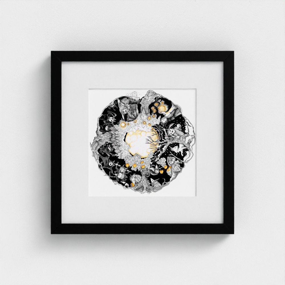 The Wheel of the Year, a print from around the Wild, Wide Woods