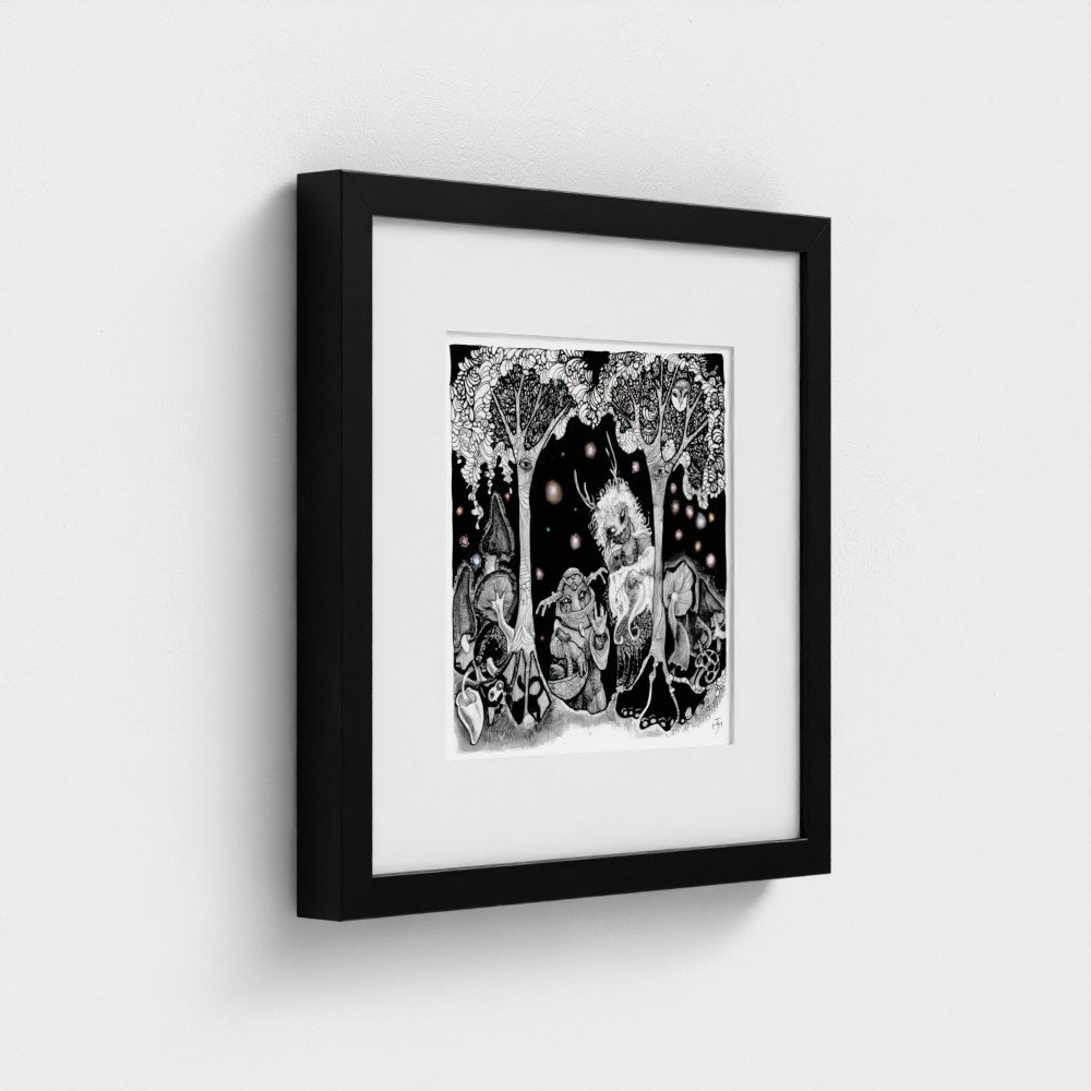 The Mushroom Pickers, a print from around the Wild, Wide Woods - Image 3