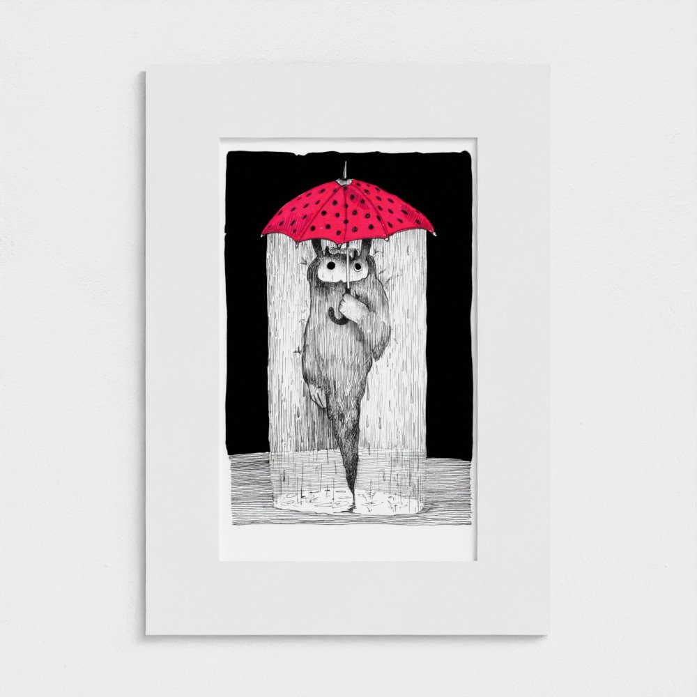 A4 mounted prints - The Rain Shades
